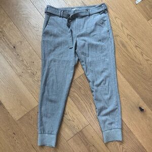 Vince Wool & Cashmere Belted Jogger Pants - Ladies Size 10 - Grey - GUC+